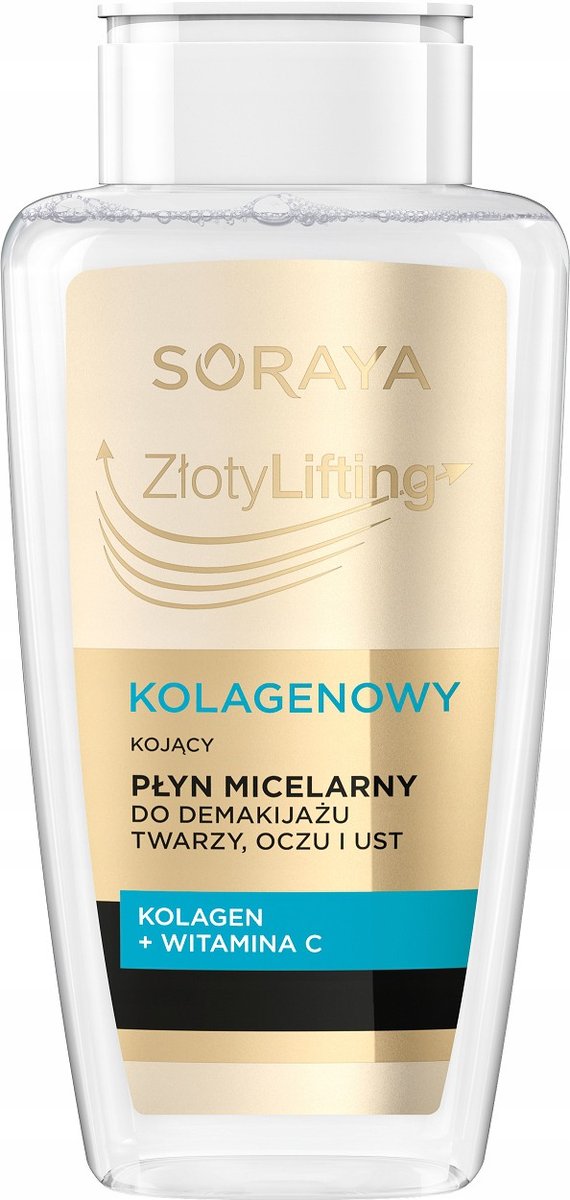 Złoty Lifting kolagenowy kojący płyn micelarny do demakijażu 400 ml