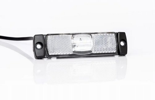 Zdjęcia - Pozostała elektryka samochodowa Lampa LED obrysowa biała 12V-36V FT017B