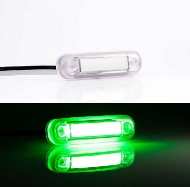 FRISTOM Lampa LED ozdobna zielona 12V-30V (FT045ZIEL) ft045ziel
