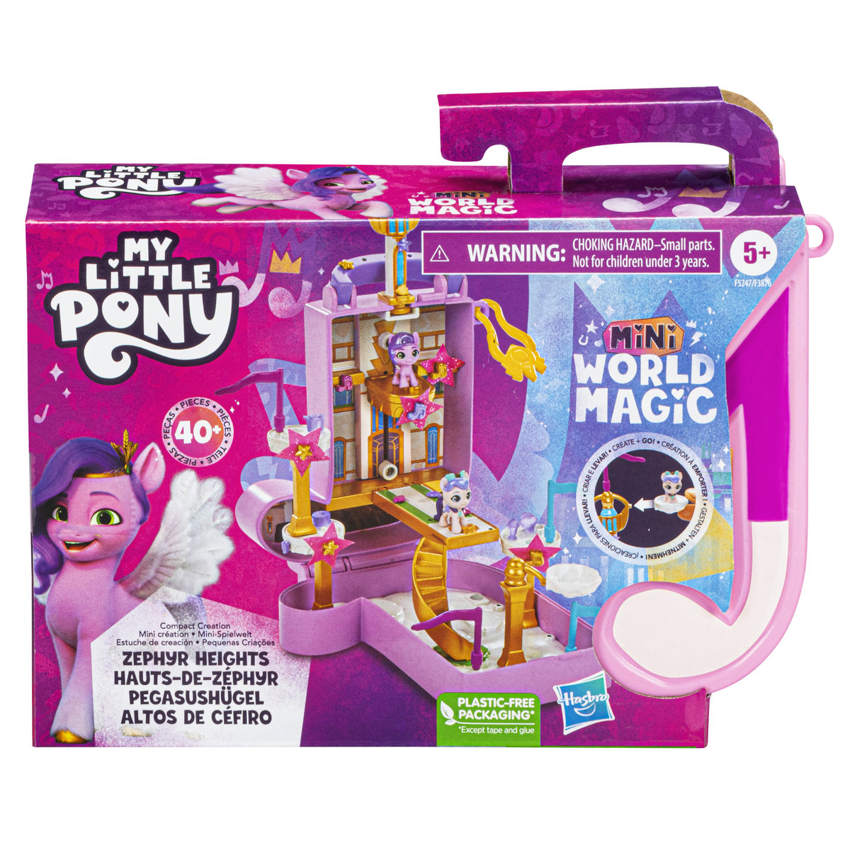 MY LITTLE PONY MINI WORLD MAGIC KOMPAKTOWE MIASTECZKO ZEFIROWE WZGÓRZA