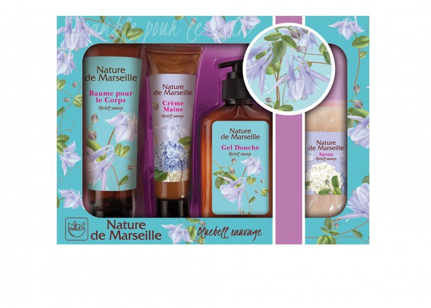Chlapu Chlap, Nature de Marseille, Zestaw Kosmetyków do Ciała, Dzikie Dzwonki Hiacyntów