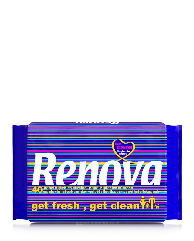 Papier Toaletowy Nawilżany Renova 40 Sztuk