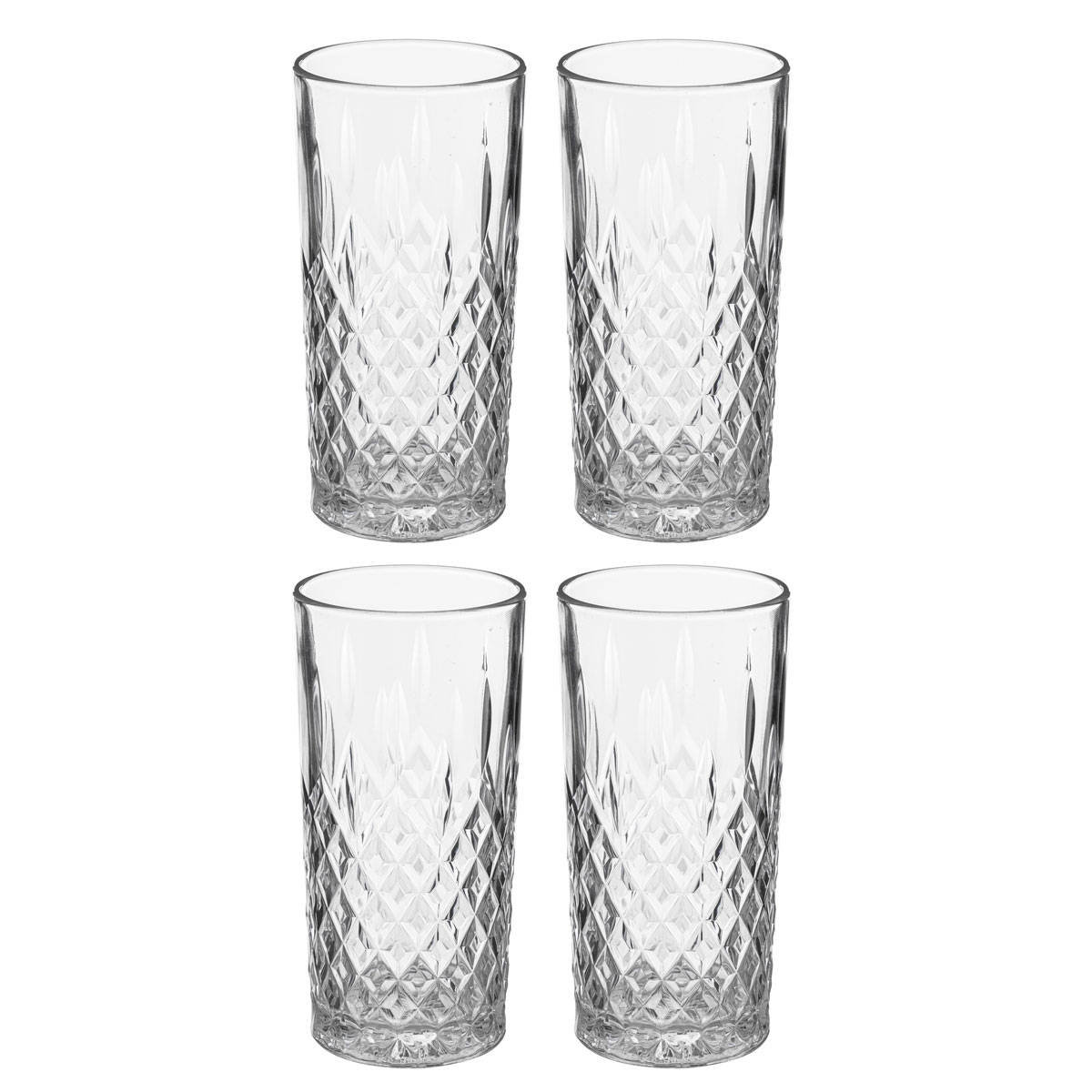 Secret De Gourmet Komplet wysokich szklanek typu tumbler CHARLES, 300 ml