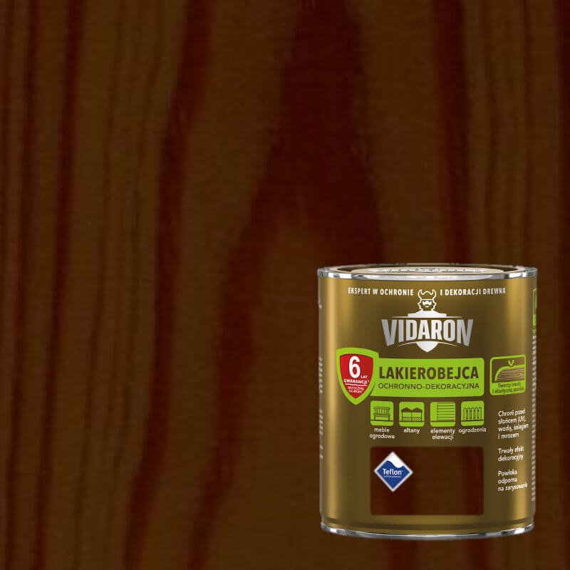 Vidaron Lakierobejca ochronnodekoracyjna do drewna Palisander indyjski 2.5L