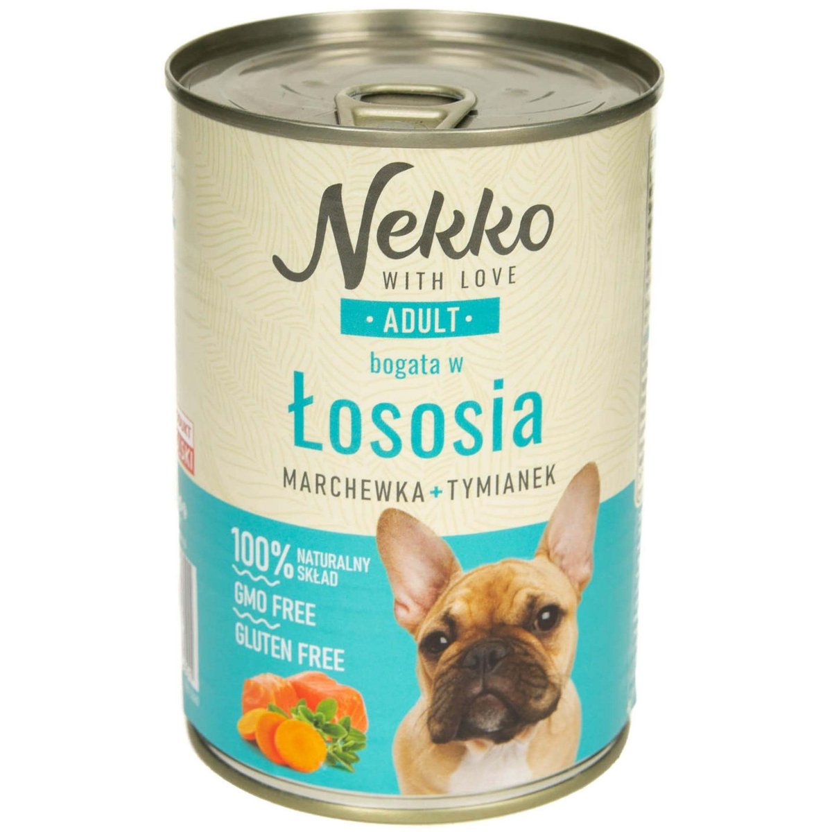 Nekko Adult Łosoś Marchewka Tymianek 400G