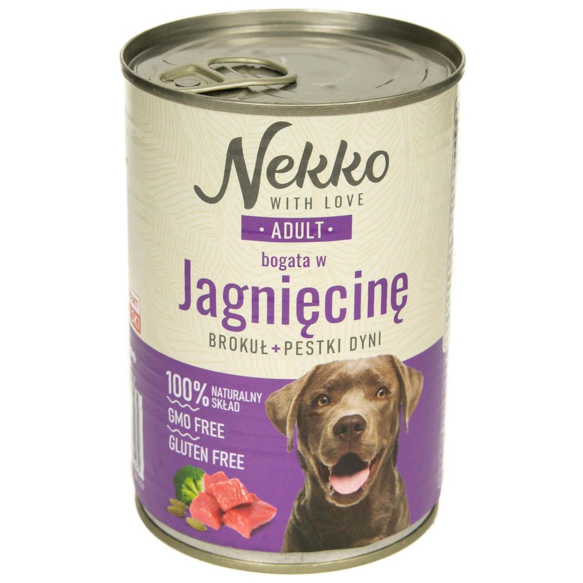 Nekko Adult Jagnięcina Brokuł Pestki Dyni 400G