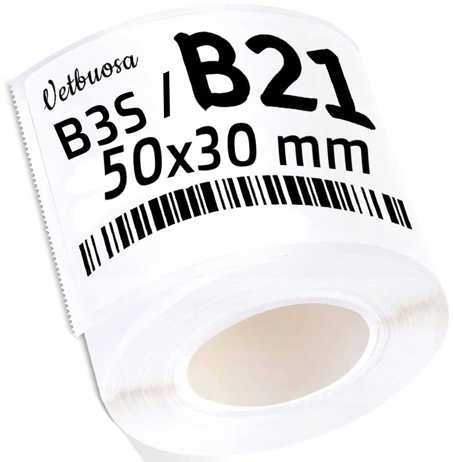 Niimbot B21 B3S Etykiety Naklejki 50*30Mm 230Szt
