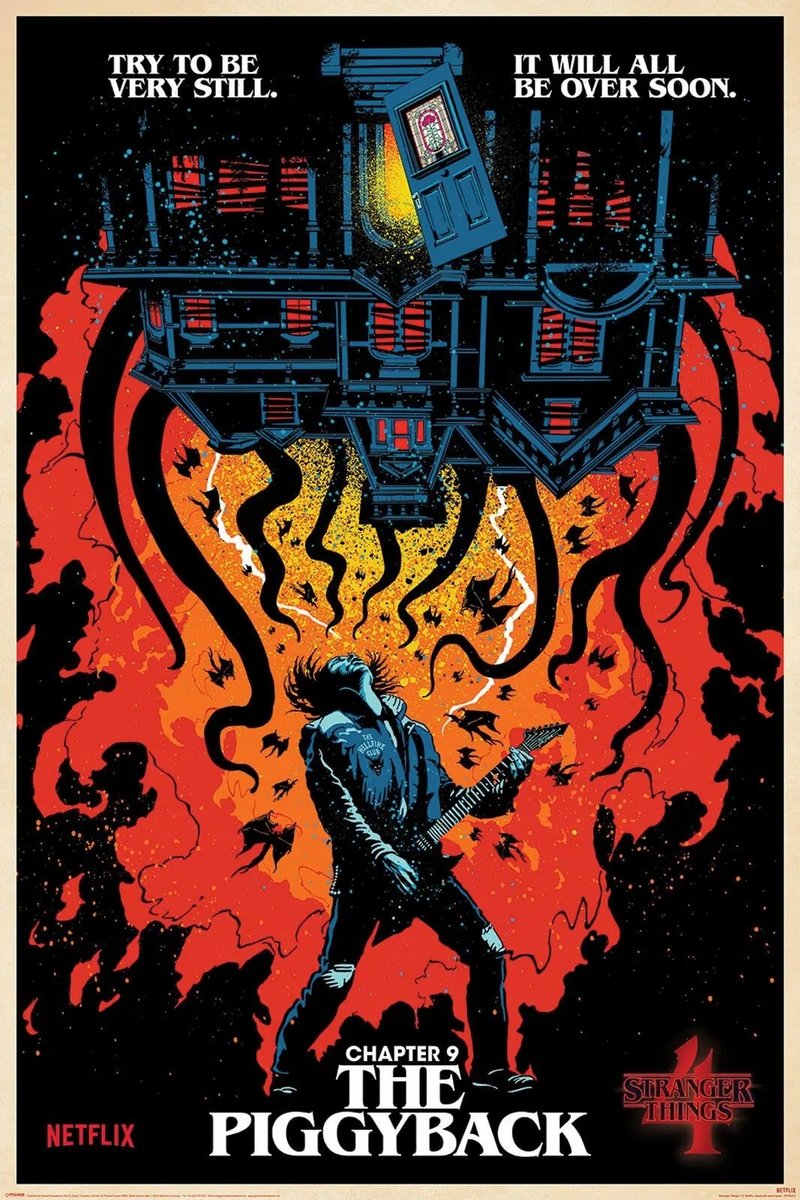 Plakat Stranger Things 4 The Piggyback 61X91,5Cm /