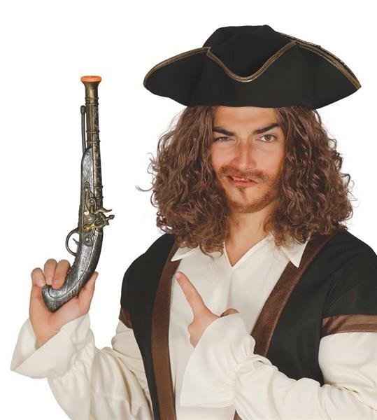 Rewolwer Pirata Jack Sparrow Srebrny