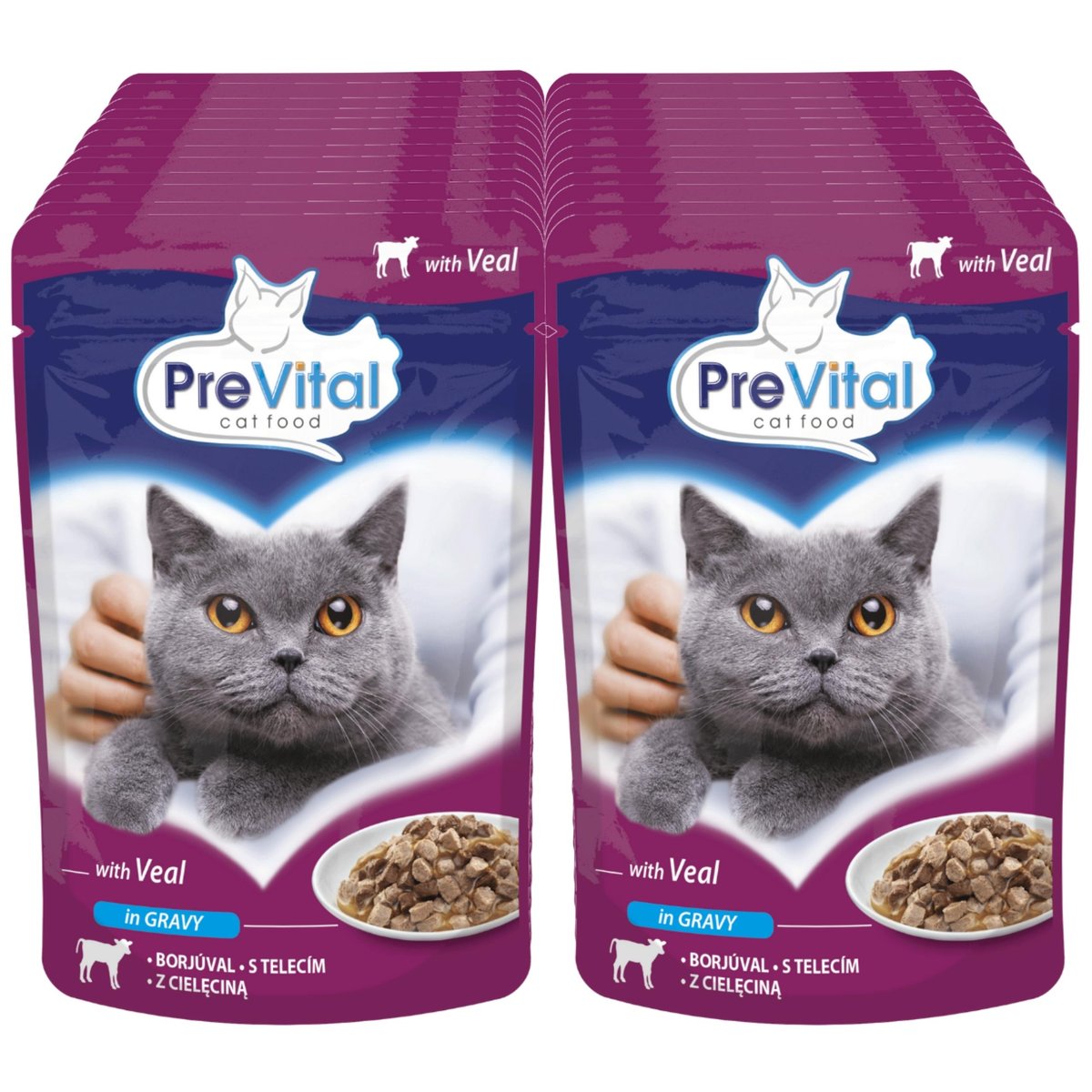 Prevital Z Cielęciną - 24 X 100G