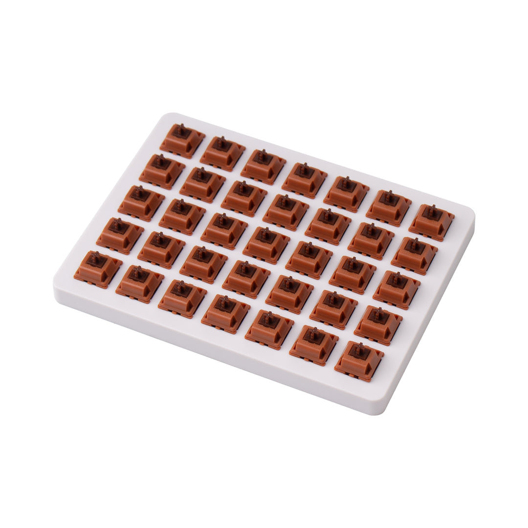Przełączniki Do Klawiatury Gateron Cap V2 Switch Set Cap Golden-Brown 35 Szt.