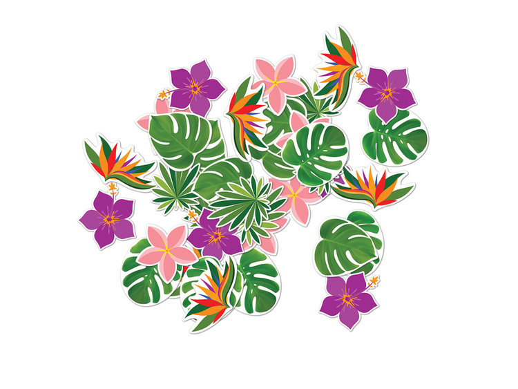 Konfetti Hawaii Party