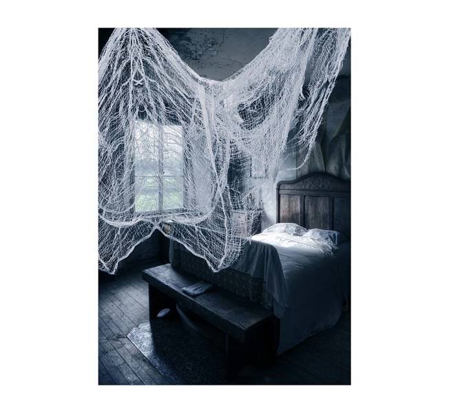 Zasłona Na Halloween Biała