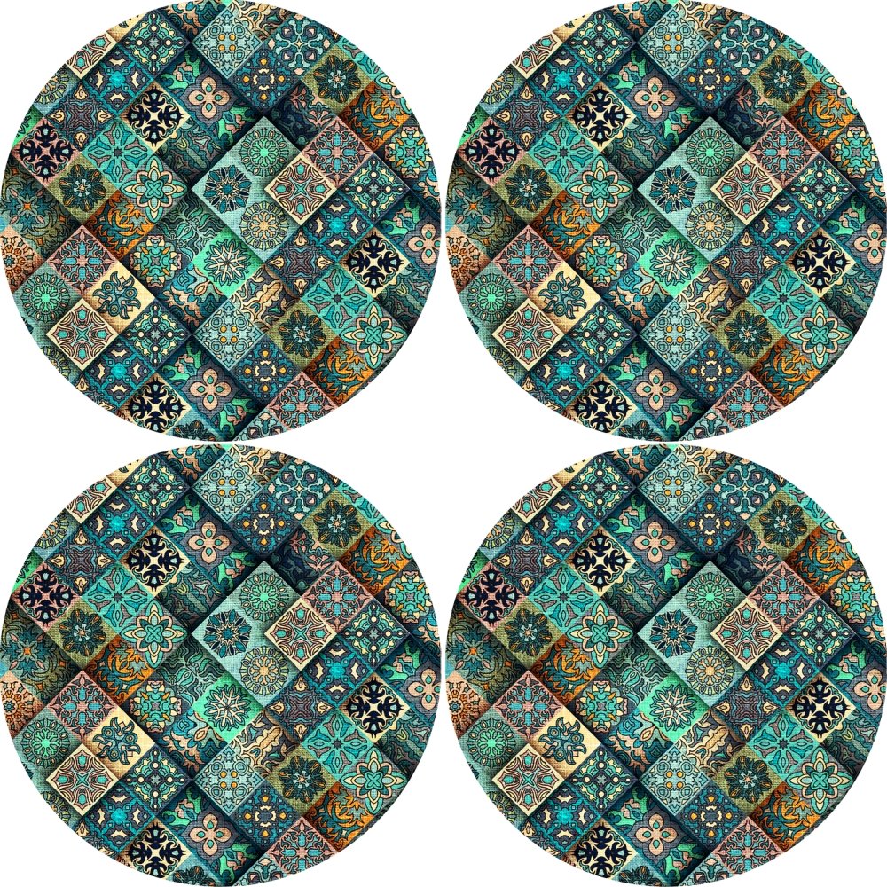 Zestaw podkładek na stół okrągłych 4D - ESTERA