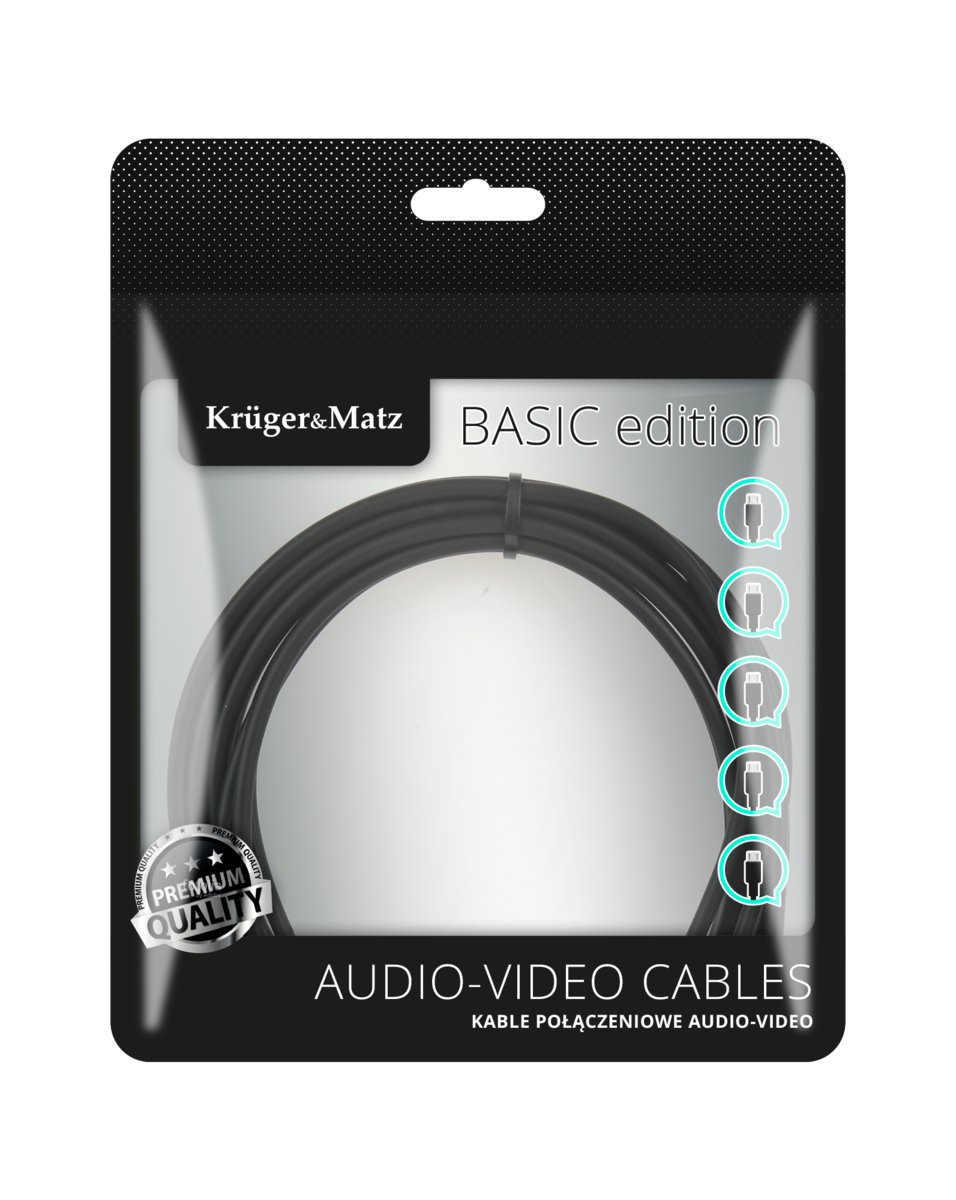 Kruger&Matz Kabel optyczny 5m Basic LEC-KM1225