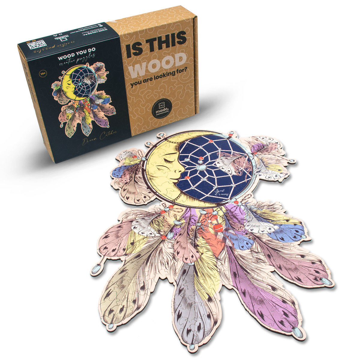 Puzzle drewniane ŁAPACZ SNÓW Dreamcatcher A3