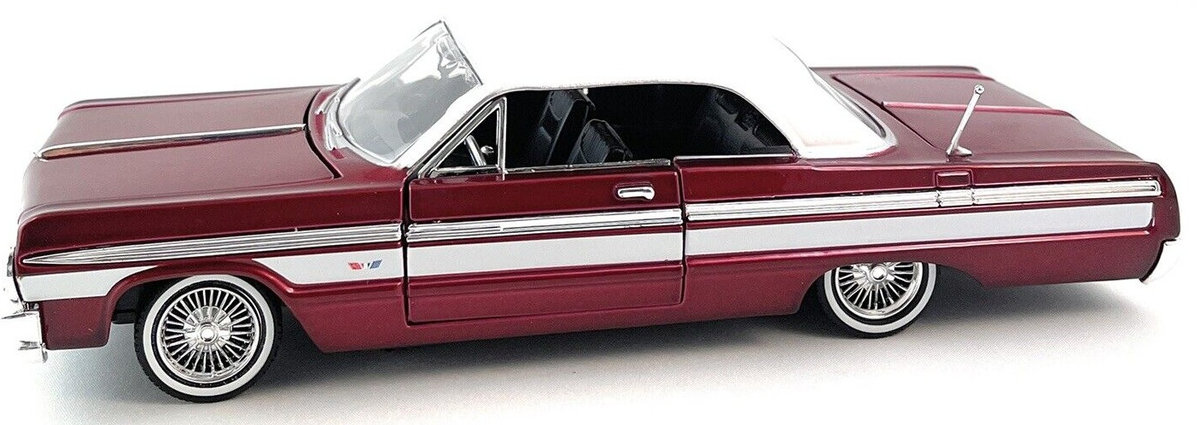 Chevrolet Impala 1964 red 1:24 Motormax 79021