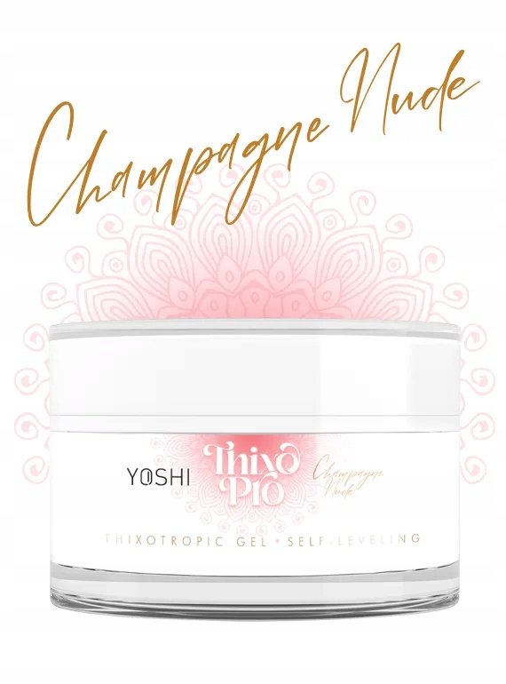 Yoshi - Żel Samopoziomujący UV/LED Thixo Pro Champagne Nude 50ml