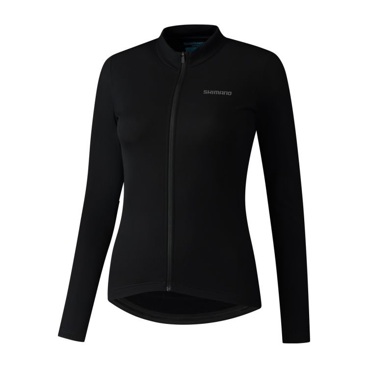 Damska Bluza Rowerowa  Shimano W'S Element Long Sleeve Jersey | Black - Rozmiar M