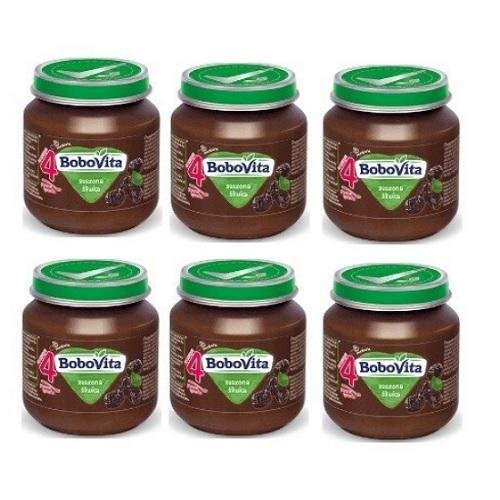 Bobovita Suszona Śliwka Zestaw 6X125G