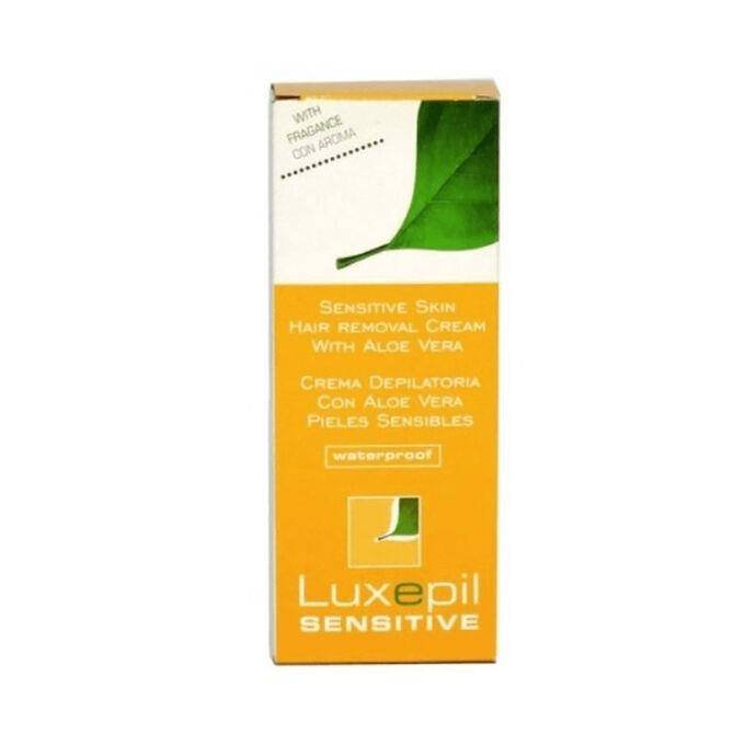 Luxepil, Sensitive Classic Depilatory Cream, Krem do depilacji ze szpatułką, 150ml