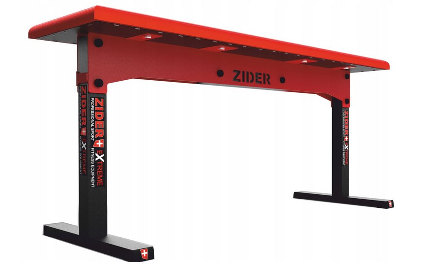 Ławka Prosta Pod Sztange 450kg Zider Black-red New