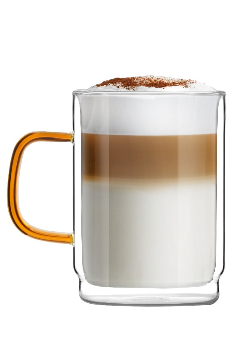 Vialli Design Komplet szklanek z podwójną ścianką Amber 8593 2 x 350 ml