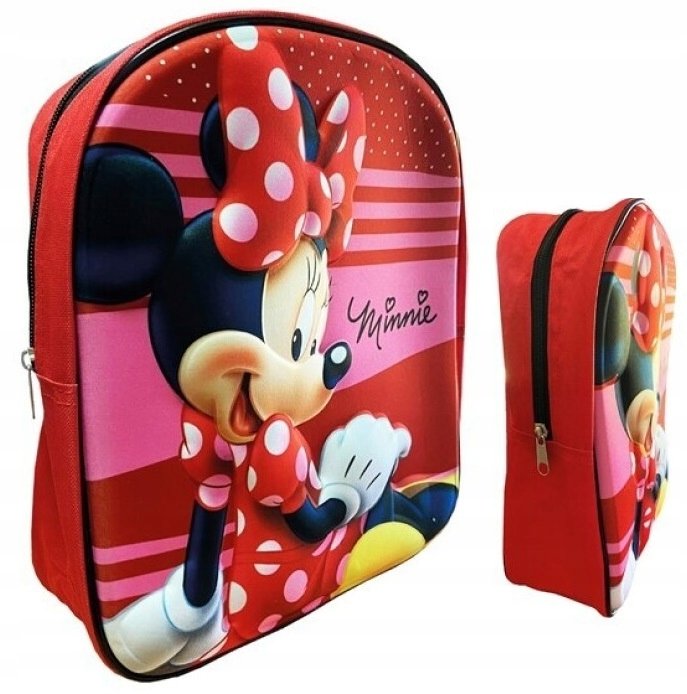 Plecak Do Przedszkola Myszka Minnie Wypukły 3D