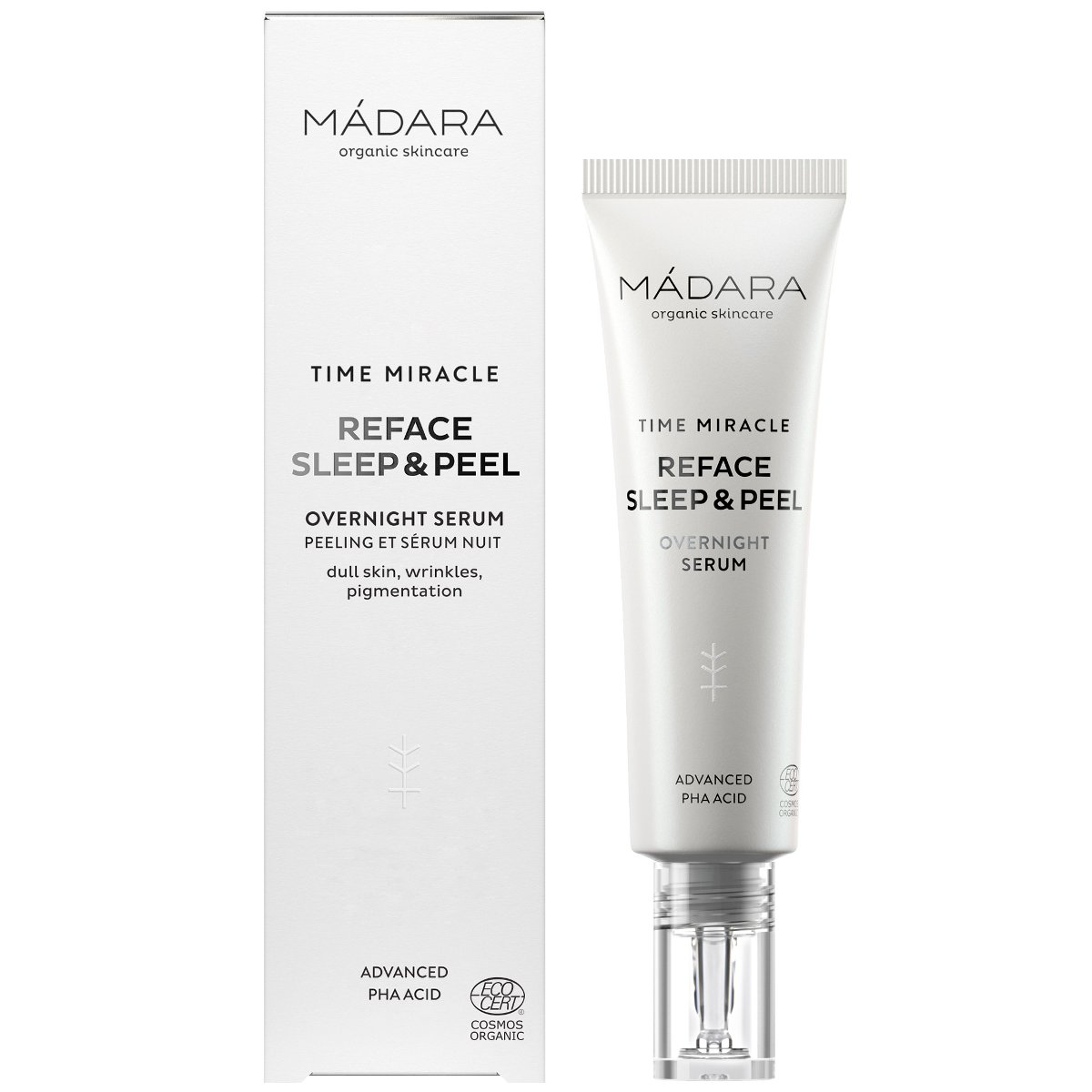 Madara Madara Time Miracle Reface Sleep & Pell Złuszczające serum na noc 30 ml