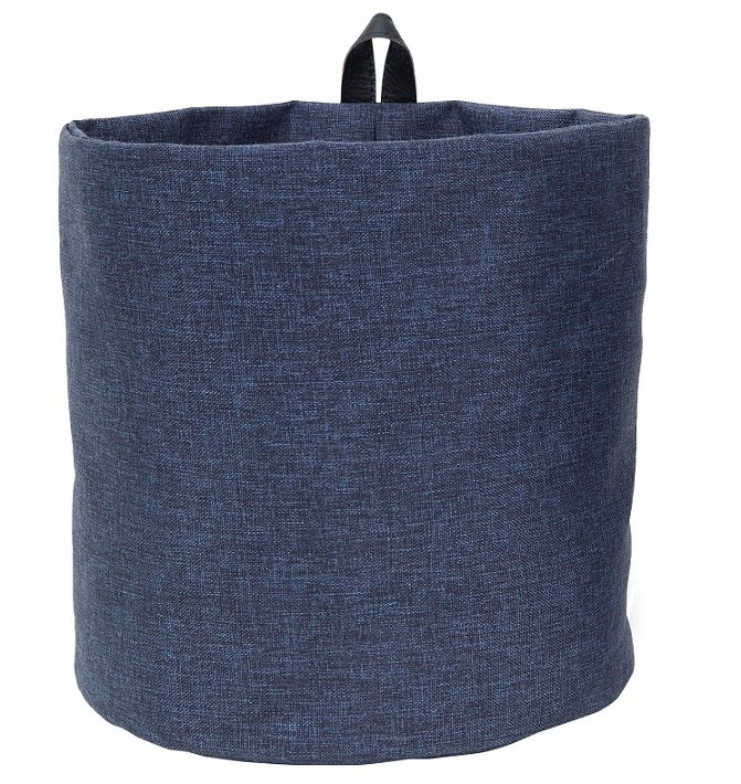 Niebieski materiałowy organizer Bigso Box of Sweden Hang, ø 22 cm