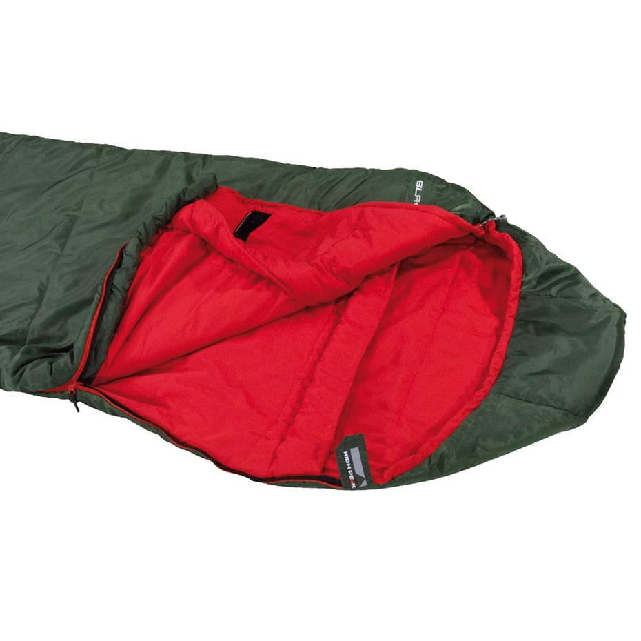 High Peak Black Arrow Sleeping Bag, zielony Left Zipper 2022 Śpiwory 23054