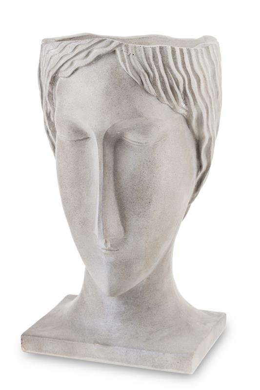 Szara Twarz, Osłonka, Ceramika, Donica 35X20X20Cm