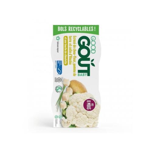 Good Gout BIO Mintaj z kalafiorem i chipsami ziemniaczanymi, 2x190g - >>> DARMOWA od 99zł 