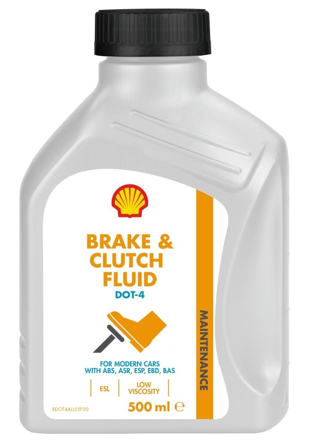 SHELL Brake & Clutch Fluid DOT4 500ml - płyn hamulcowy