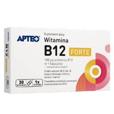 Synoptis PHARMA Witamina B12 Forte Apteo 30 kapsułek