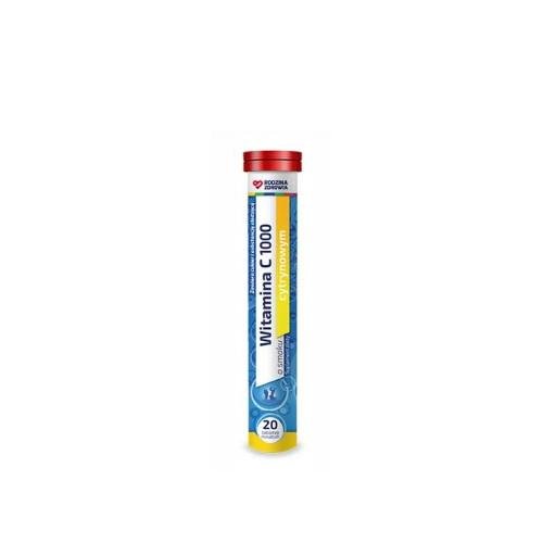 SILESIAN PHARMA SP. Z O.O. Rodzina Zdrowia Witamina C 1000 20 tabletek musujących 3280881