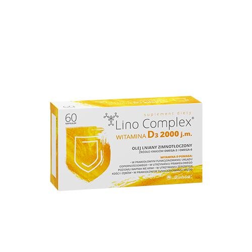 Ziołolek SP.PRACY Linocomplex witamina D3 2000 J.M, 60 kaps.