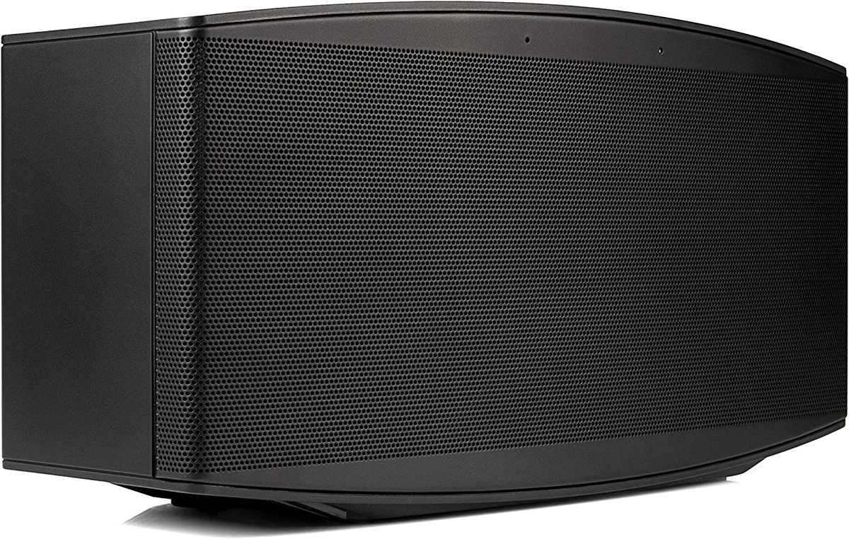 Blaupunkt MR 100 Chromecast Build-in | praca Multiroom głośnik ze sznurka z w-LAN w transmisji strumieniowej | wejście AUX i funkcją Bluetooth | niewielkie Split głośnik stereo o mocy 30 W RMS czarny MR 100 BK
