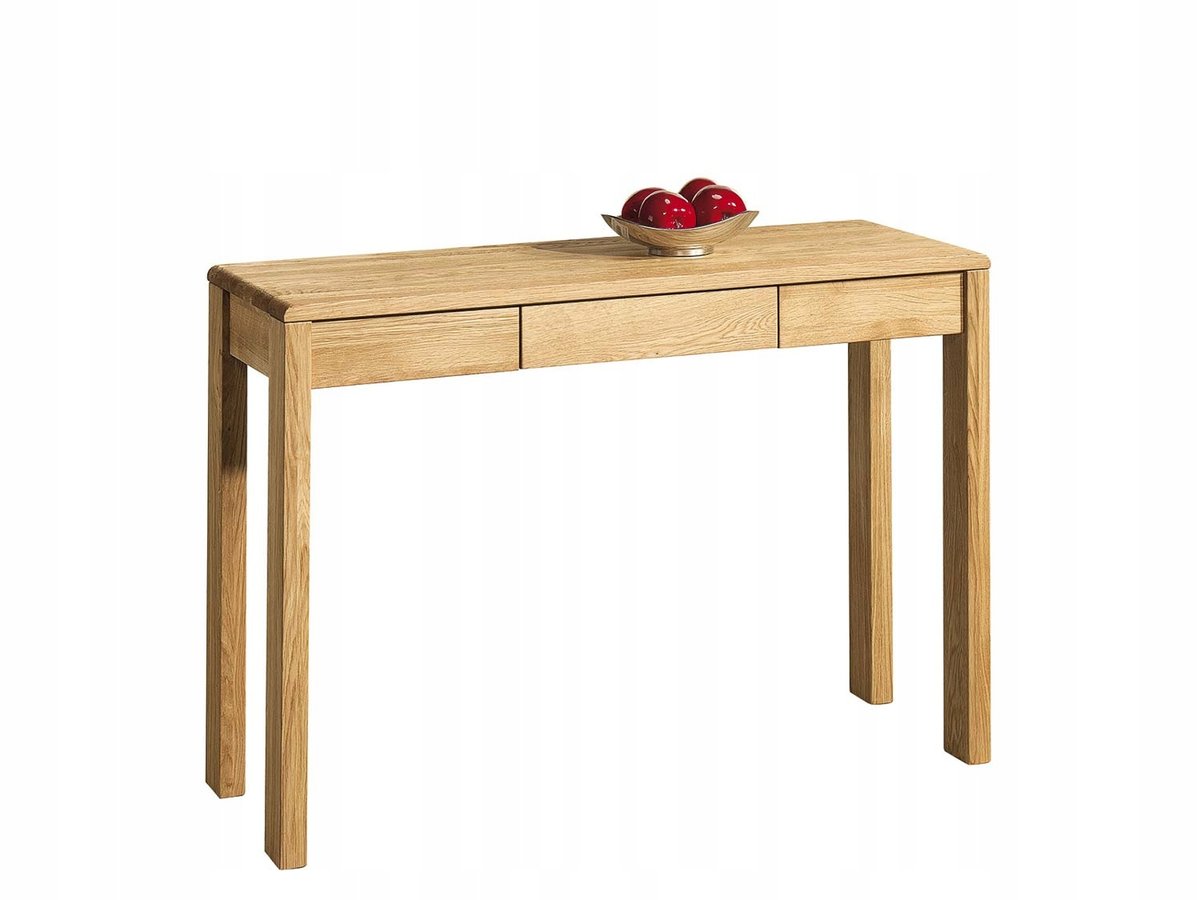 Drewniana Toaletka Skandynawska Biurko Dąb Natura