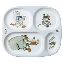 Talerz Z Przegródkami Dla Dzieci, Ernest I Celestyna Petit Jour Paris