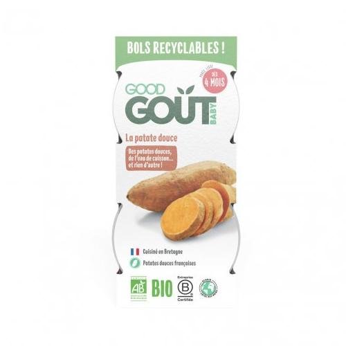 Good Gout Good Dna - Puree ze słodkich ziemniaków BIO, 2x120 g