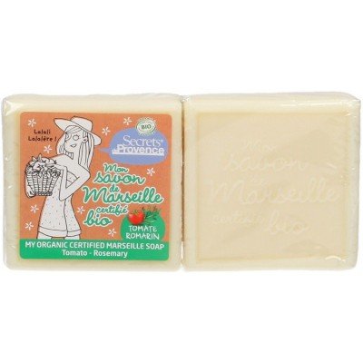 BERNARD COSMETICS Secrets de Provence mydło marsylskie pomidor-rozmaryn - 2x100g