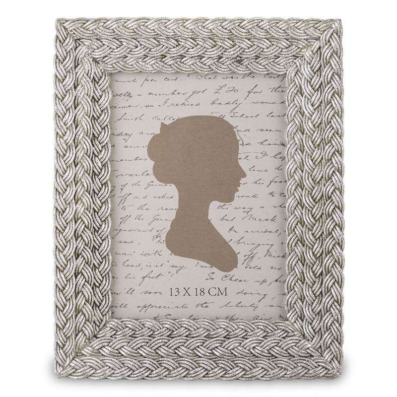 Ramka Na Zdjęcie Tworzywo Sztuczne Srebrny H24,5Cm