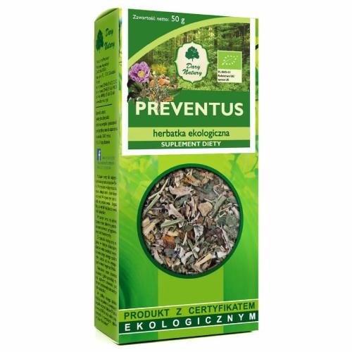 Dary Natury Herbatka Preventus Suplement Diety BIO 50g -