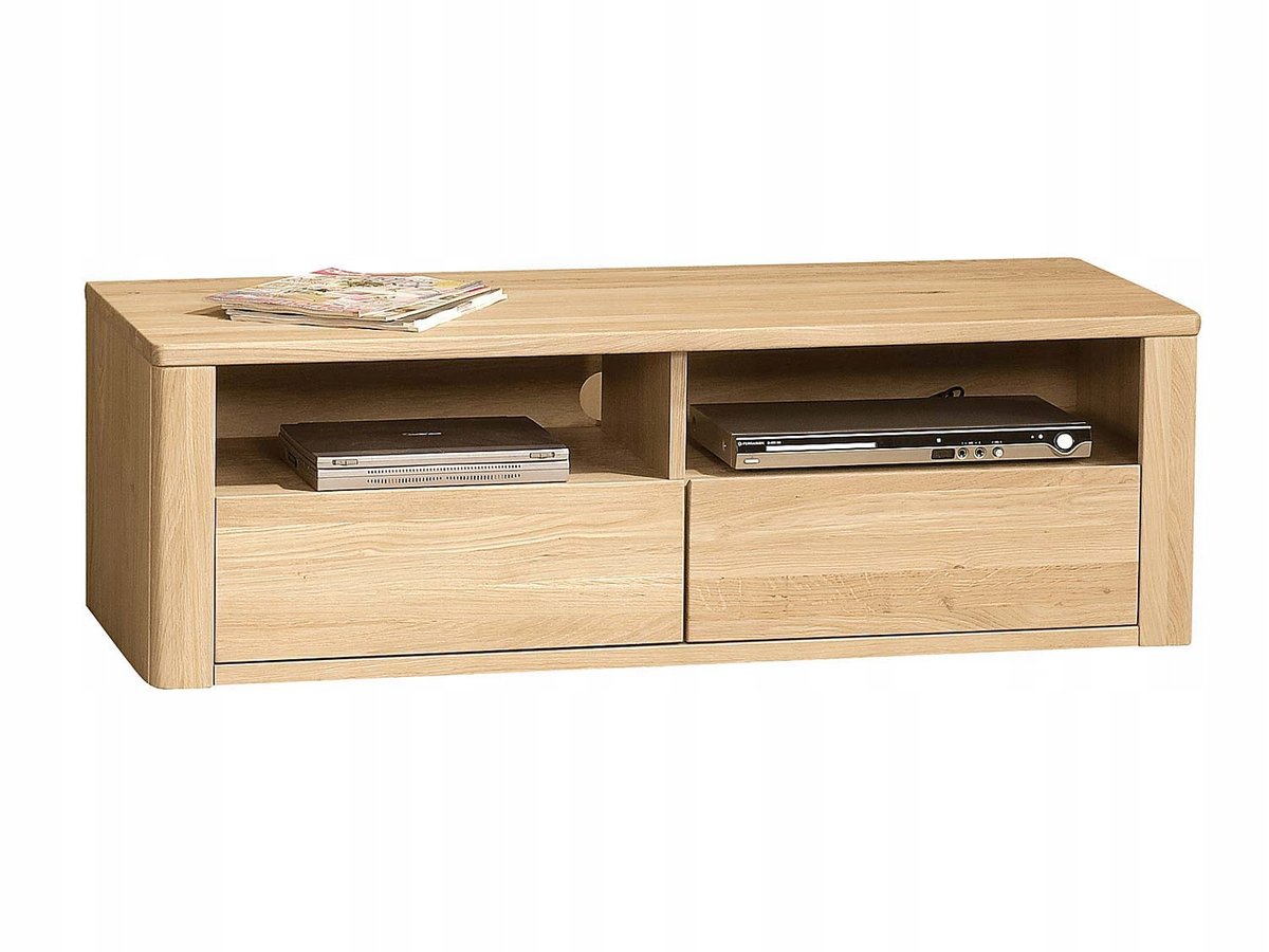 Mała Szafka Rtv Pod Tv Drewniana Dąb Bianco