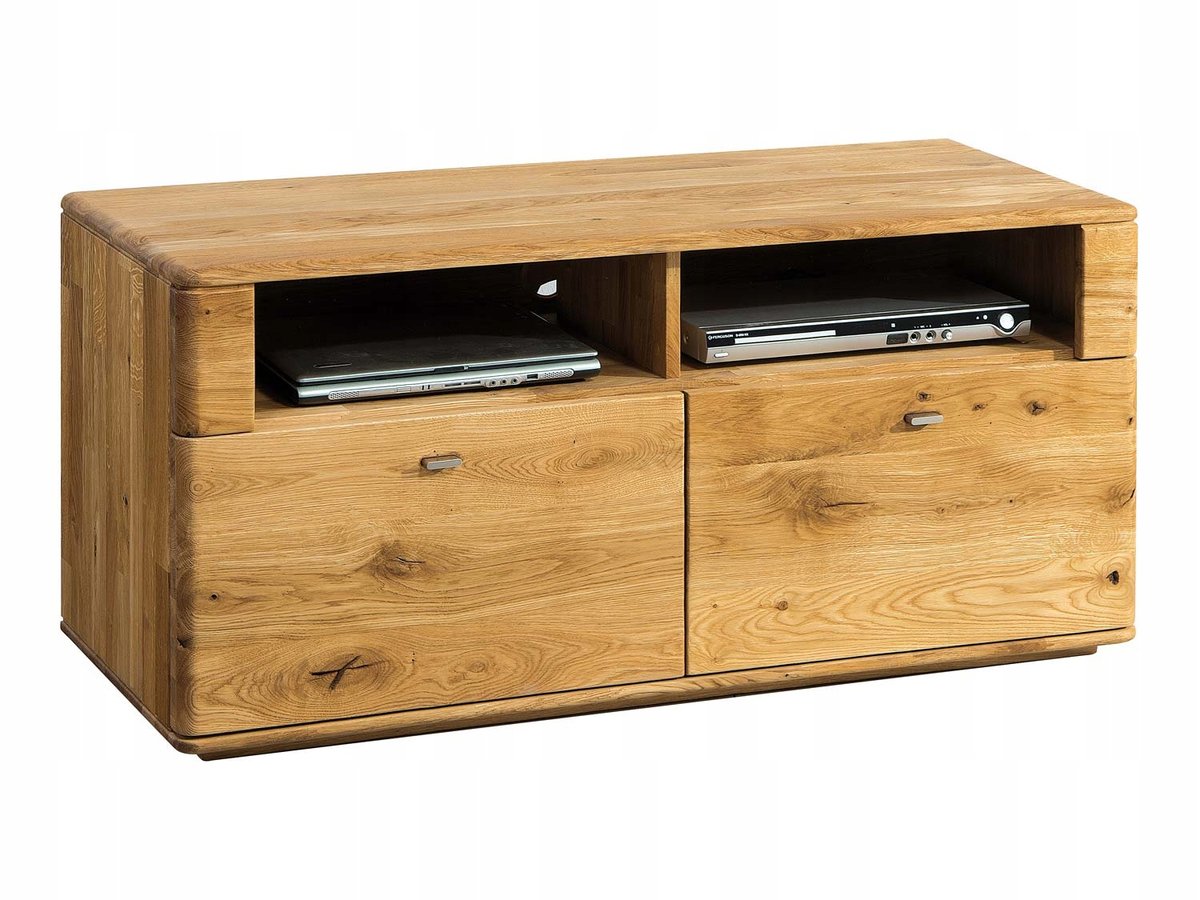 Stolik Pod Tv Z Litego Drewna Solidny Dąb Natura