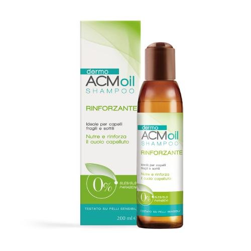 DermoACM Oil Rinforzante Wzmacniający szampon przeciw wypadaniu włosów, 200ml