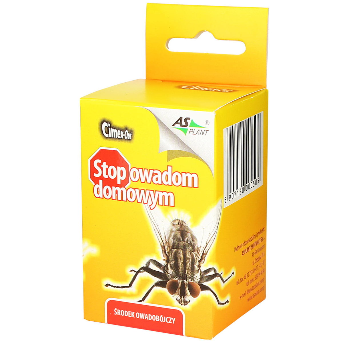 Asplant Preparat Cimex out 50ml. Oprysk na komary, kleszcze, pluskwy, muchy.