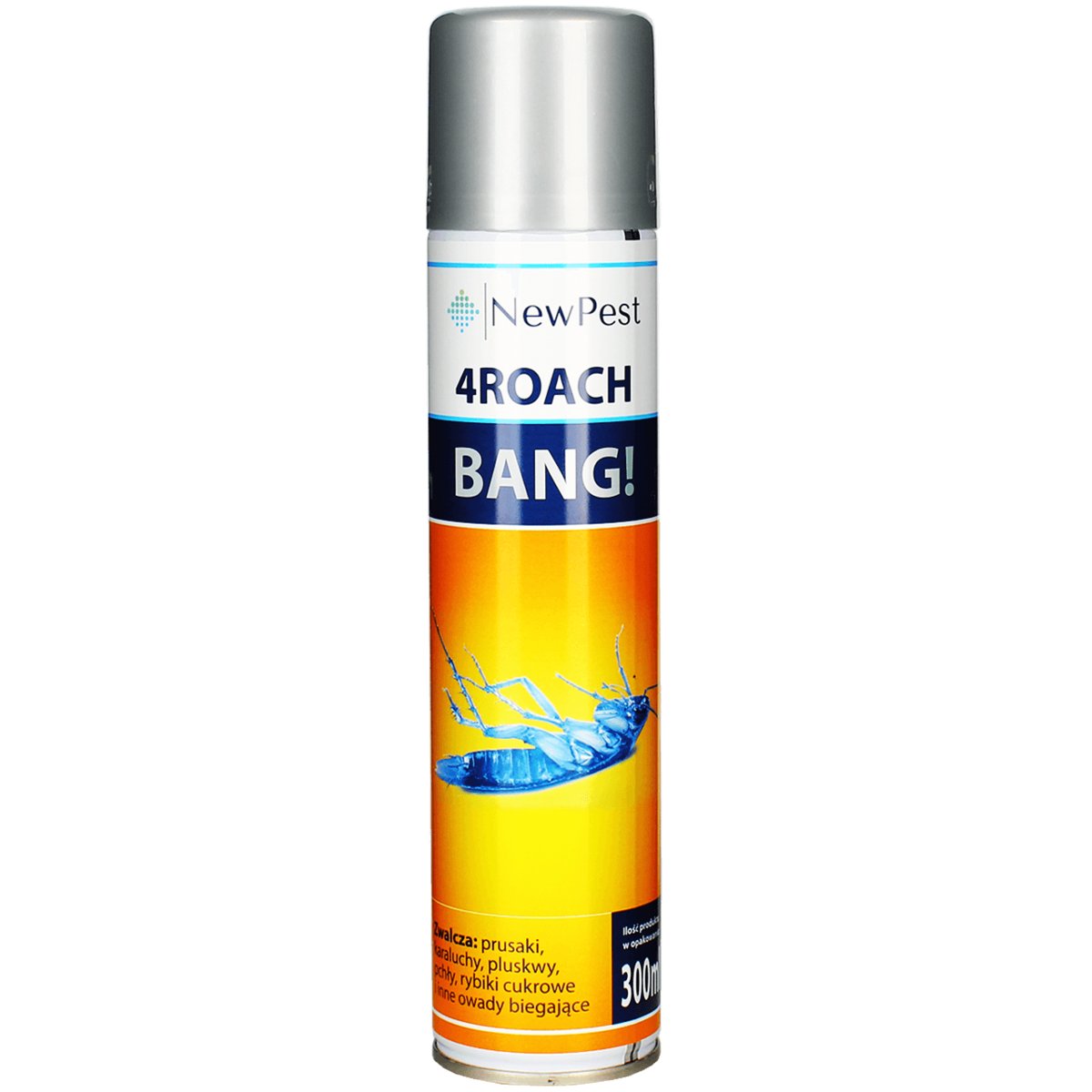 Środek Na Prusaki, Pluskwy, Rybiki, Pchły Aerozol 4Roach Bang! 300 Ml