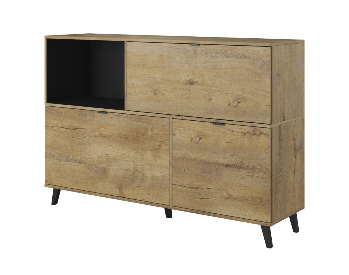 Komoda Km-1 Nest Do Salonu Styl Loft Halmar
